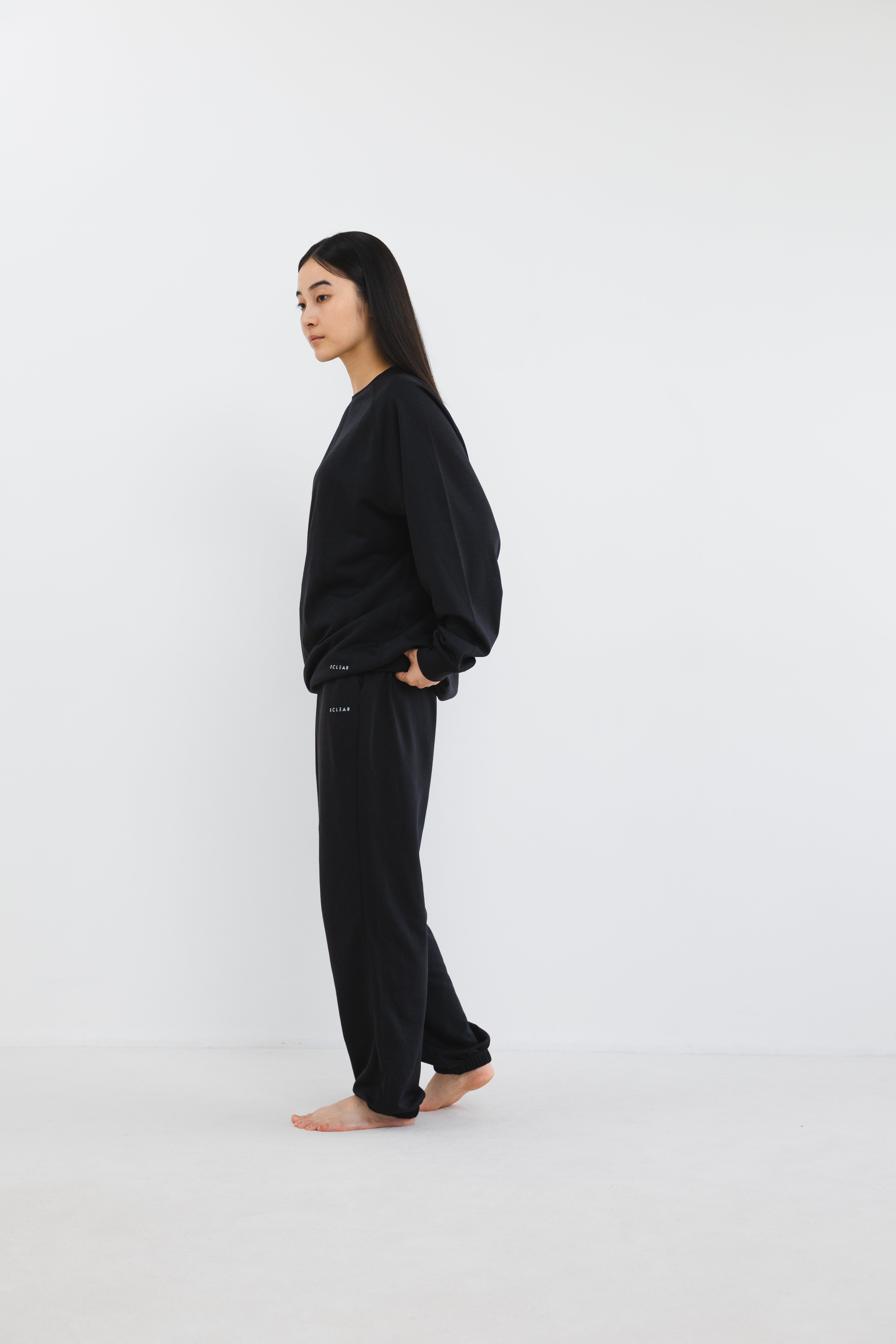 ECLEARリカバリーウェア上下セット_ブラック