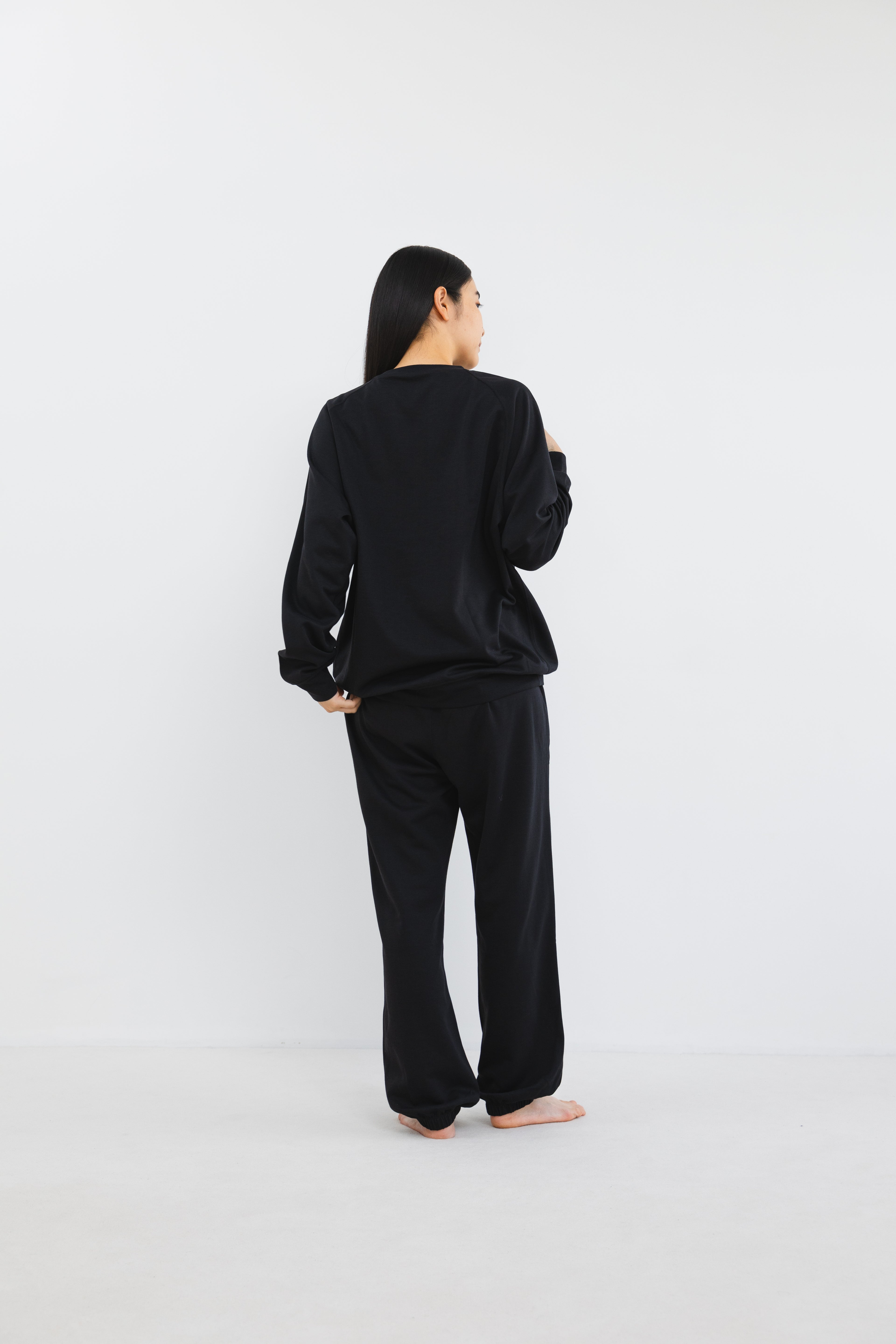 ECLEARリカバリーウェア上下セット_ブラック