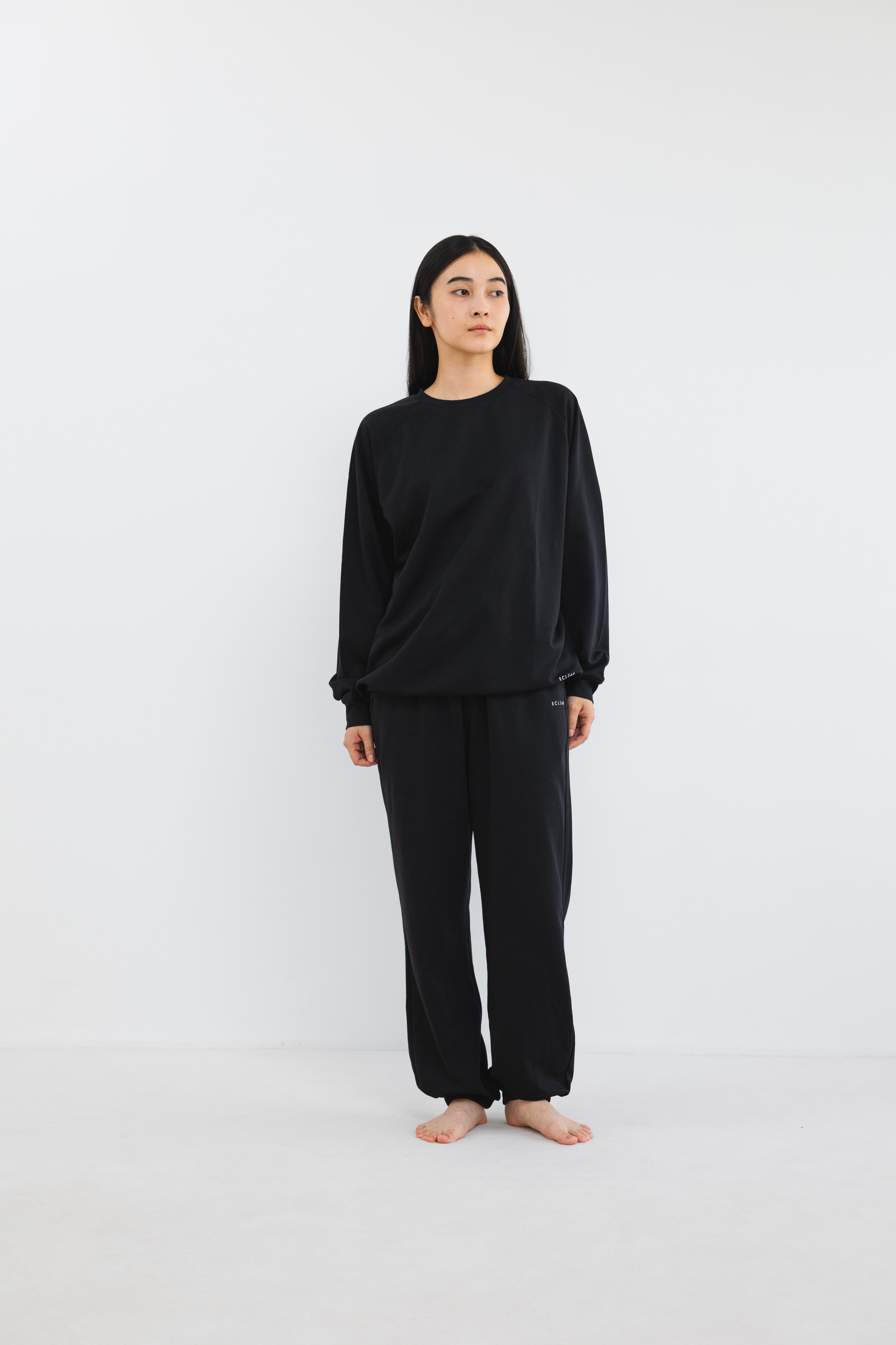 ECLEARリカバリーウェア上下セット_ブラック