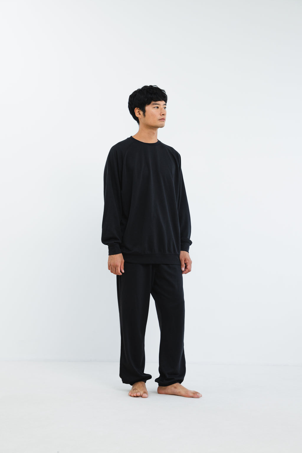 ECLEARリカバリーウェア上下セット_ブラック